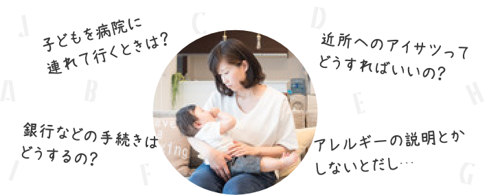 英語もできないのに海外で子どもを育てることができるか悩むママ