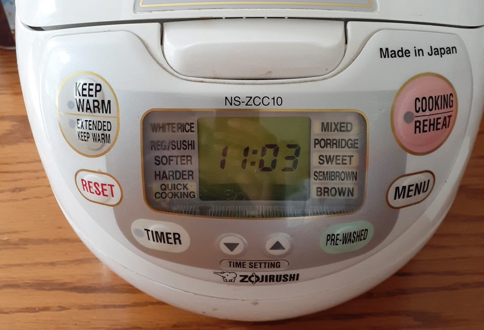 海外の炊飯器(rice cooker)の機能/ボタンの使い方・お米の種類