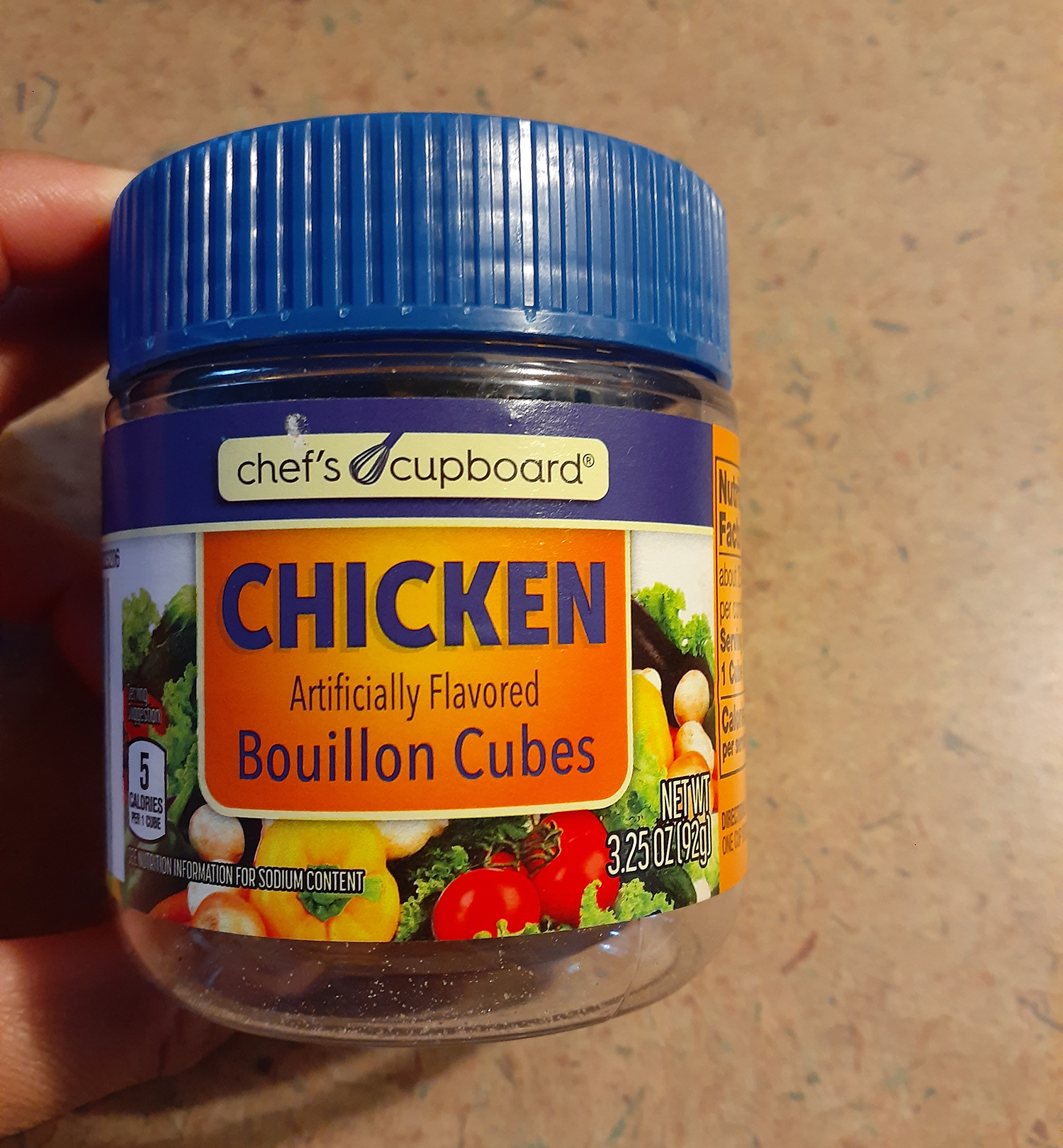 コンソメ（ブイヨン）は英語でbouillon｜Chef's CupboardのChicken Bouillon Cubes（チキンの固形ブイヨン）