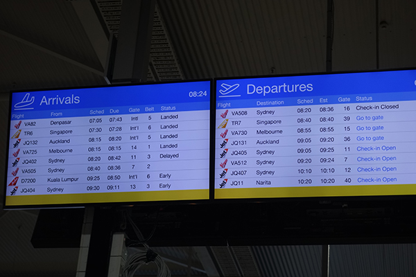 空港内の英単語1