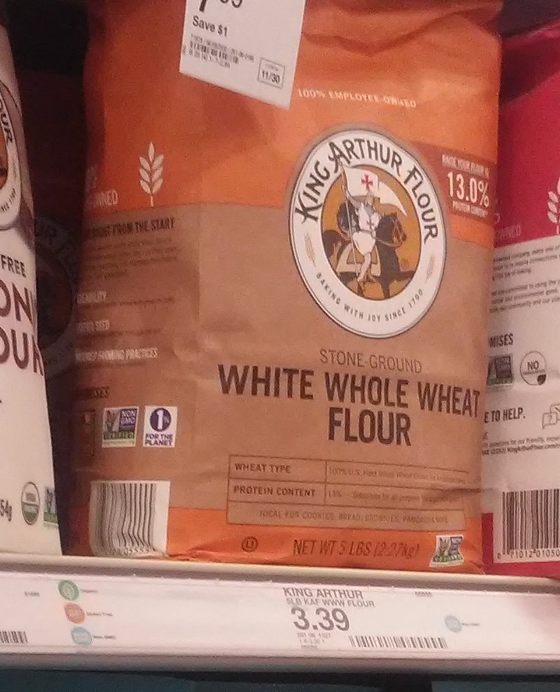 Whole Wheat Flourのパッケージ