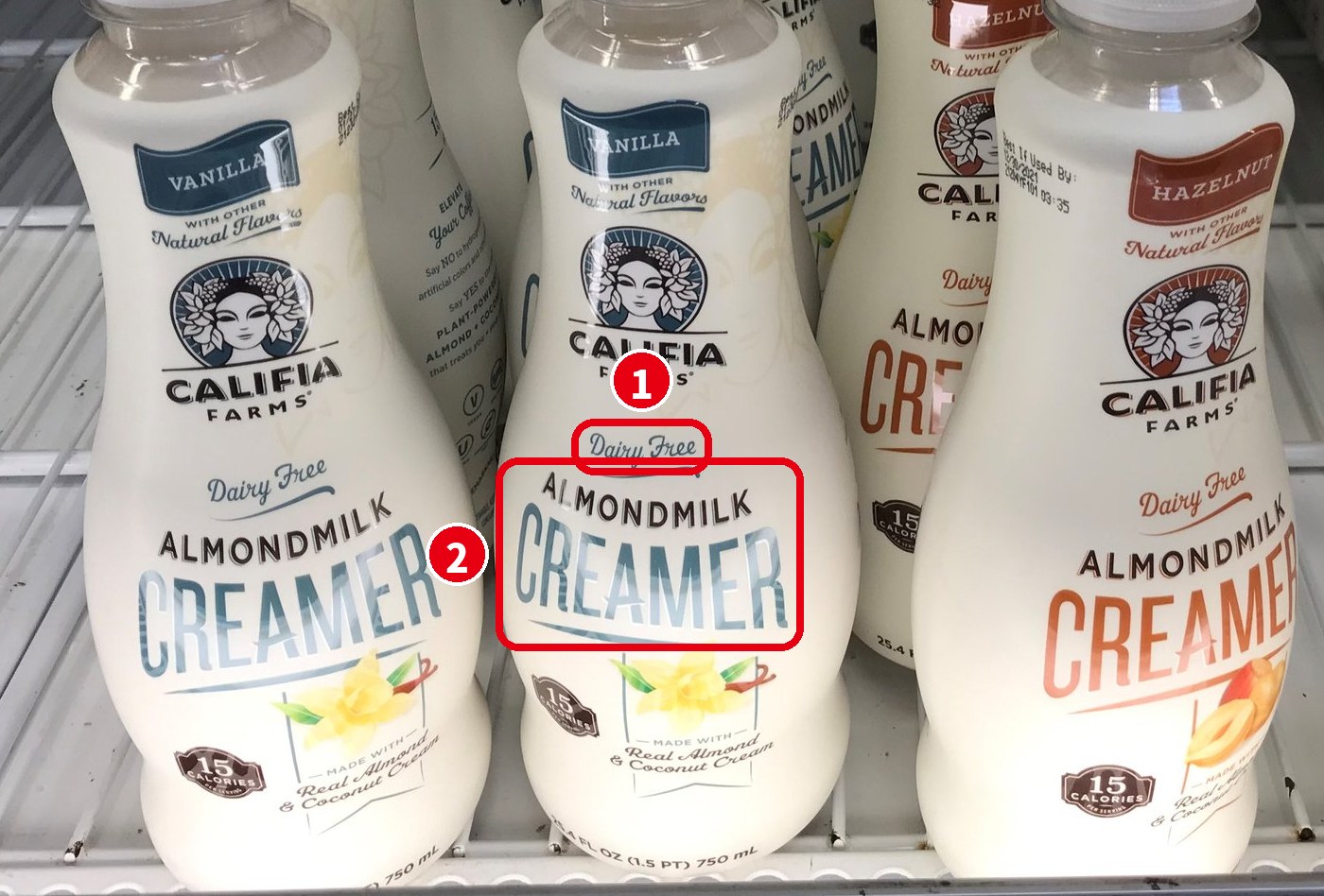 Califia Farms の Almondmilk Creamer のボトル