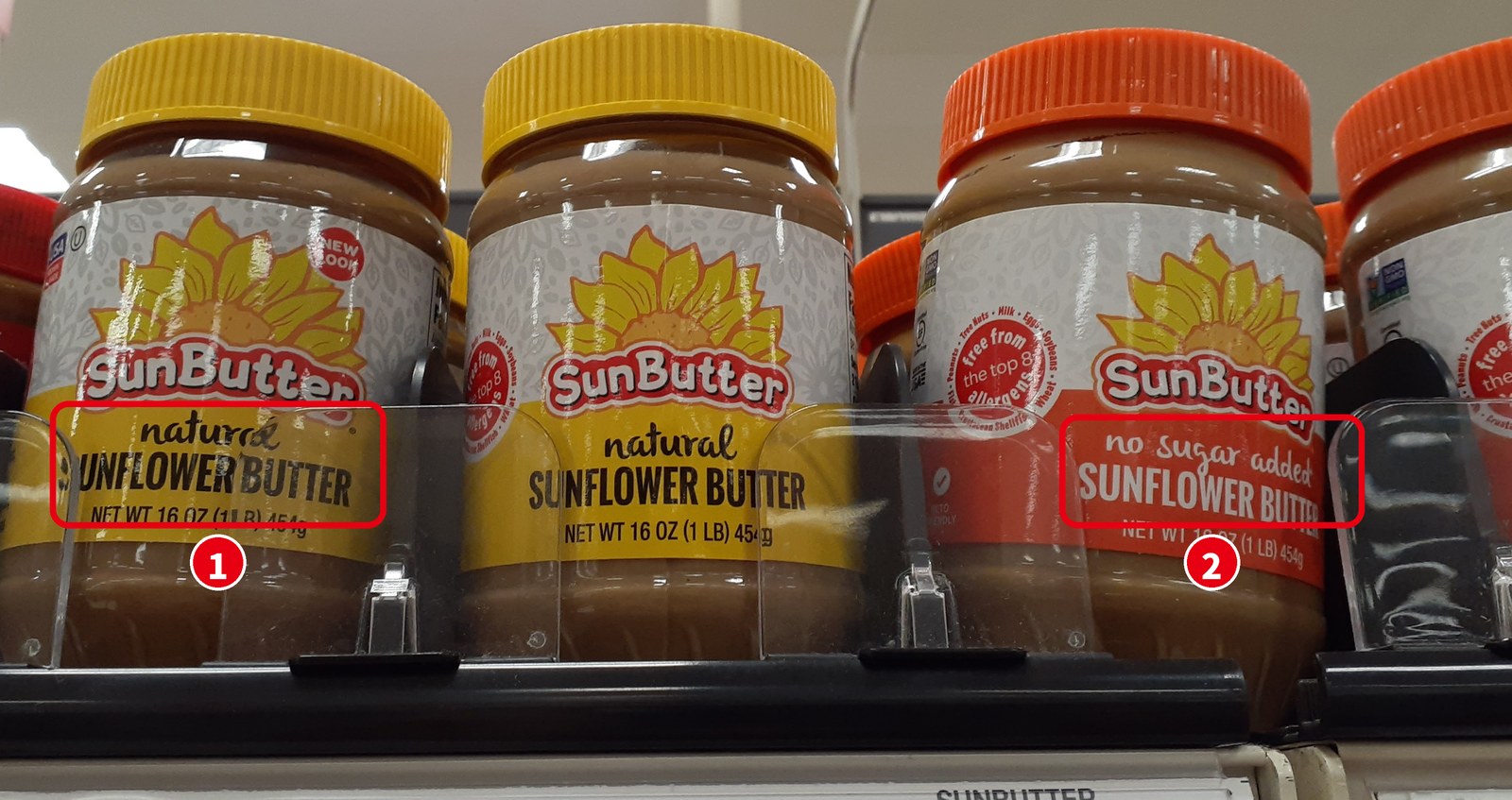 SunButter のサンフラワーバター