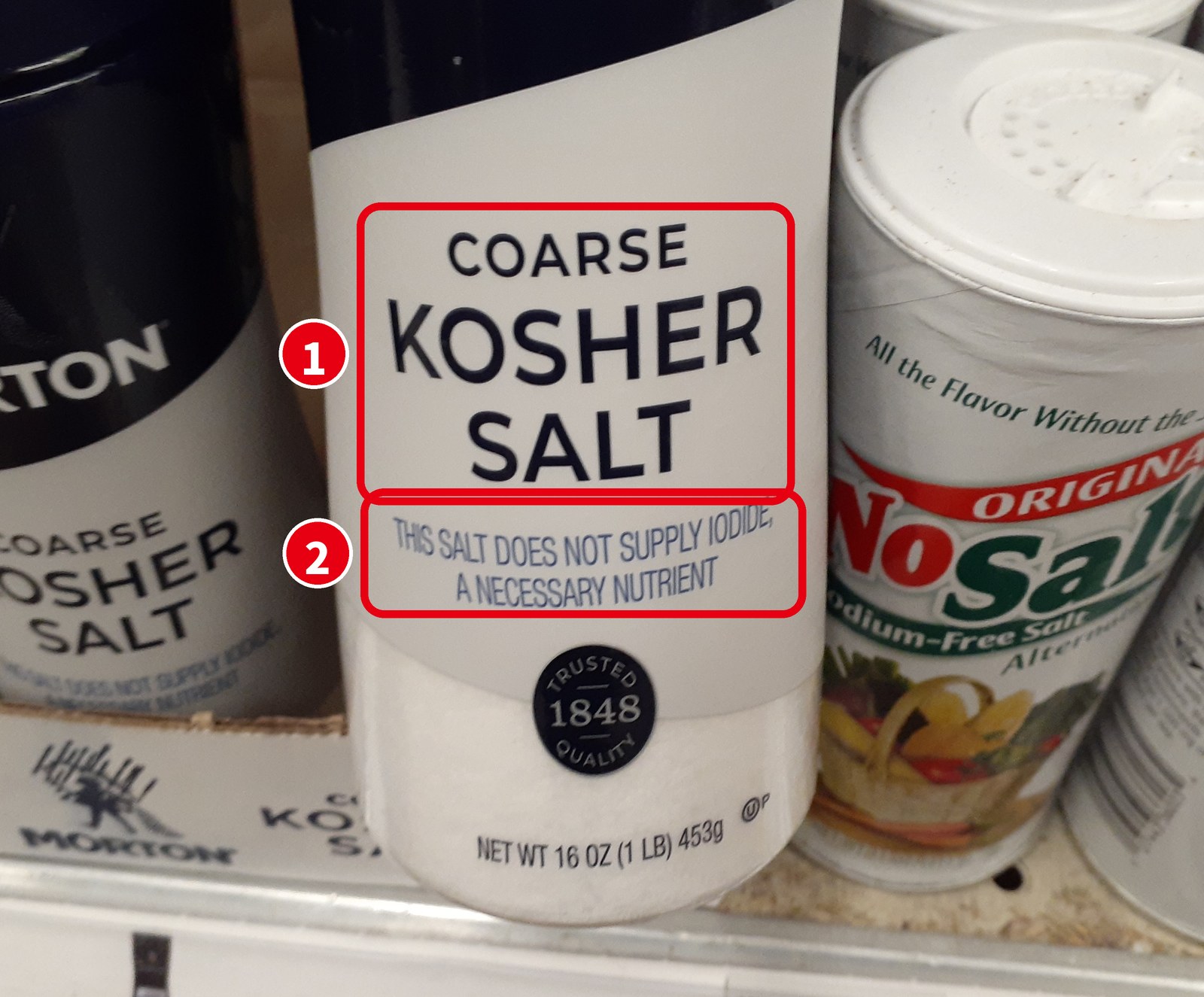Morton の COARSE KOSHER SALT