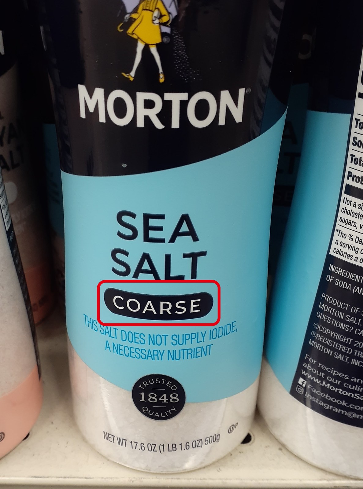 Morton の SEA SALT COARSE