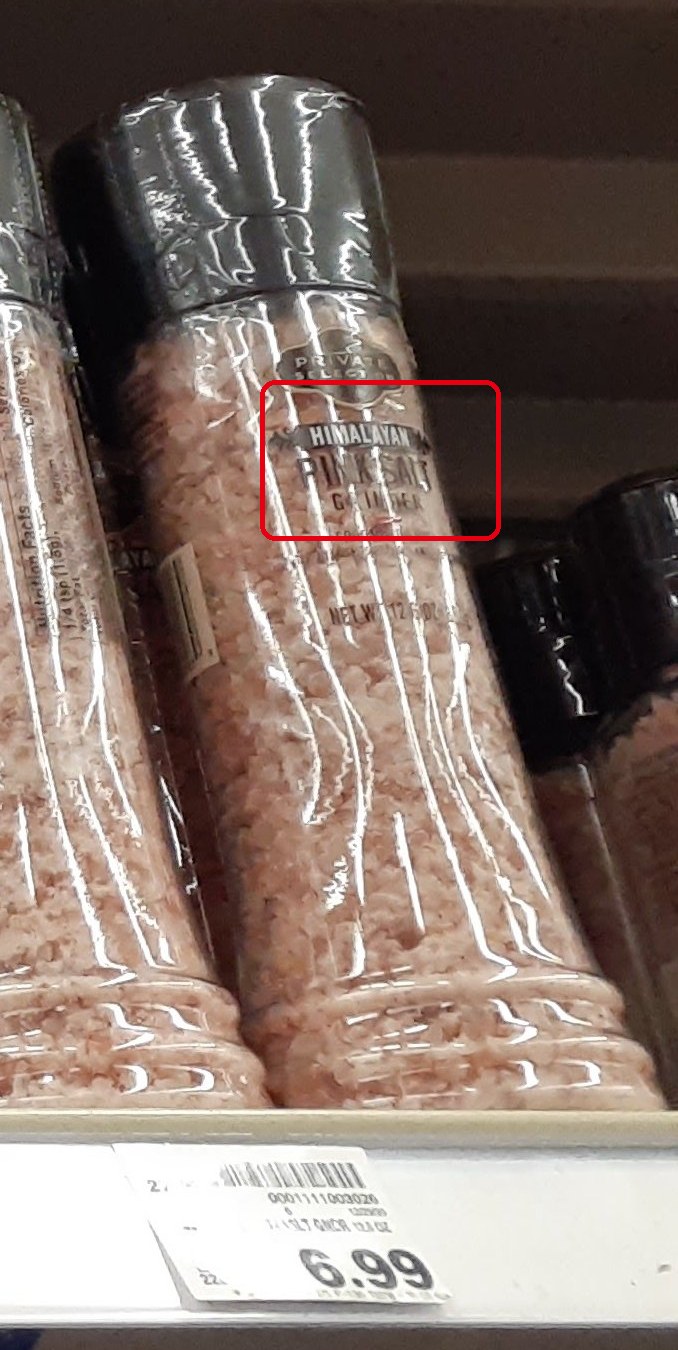 Private Selection の HIMALAYAN PINK SALT のグラインダー