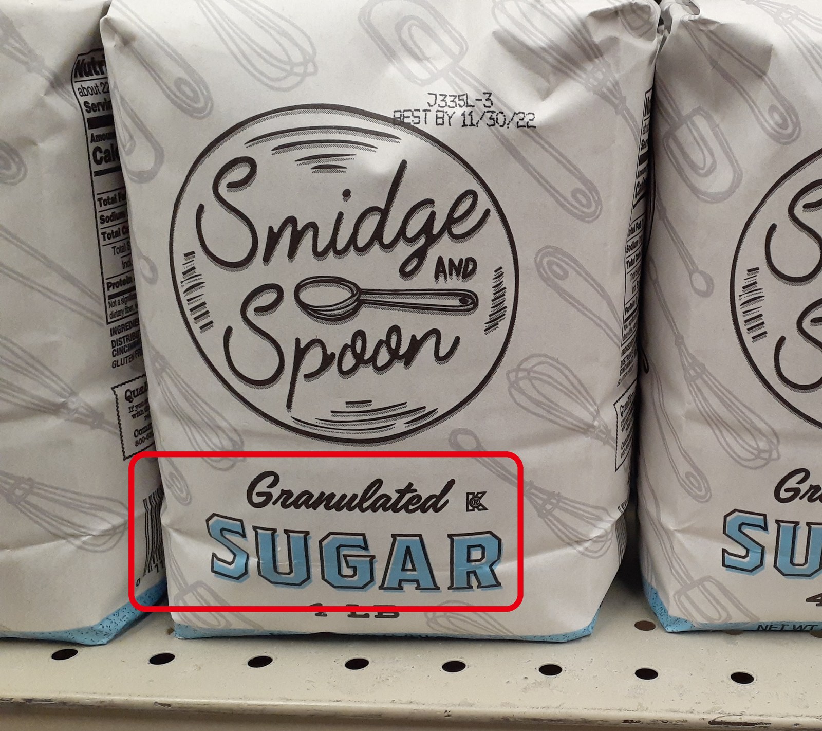 Smidge and Spoon の Granulated SUGAR 4LB