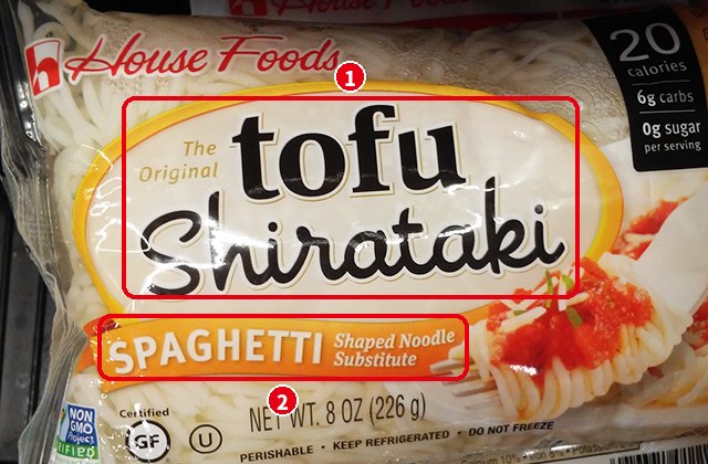 House Foods の tofu Shirataki のパッケージ