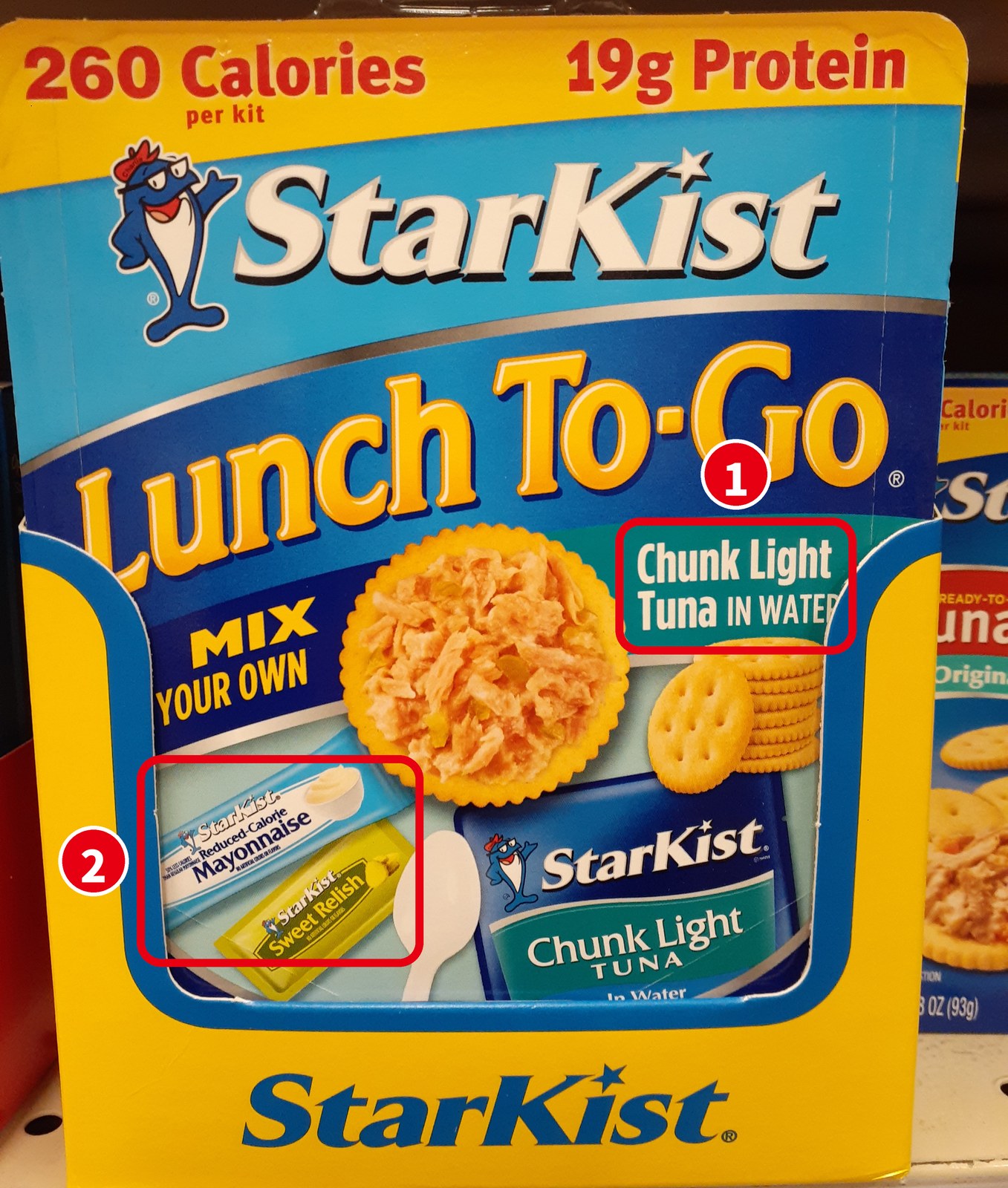 StarKist の Lunch To-Go のパッケージ