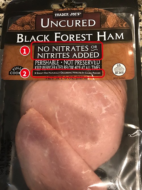 「UNCURED BLACK FOREST HAM」のパッケージ